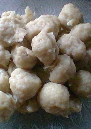 Foto resep Bakso ayam tanpa telur