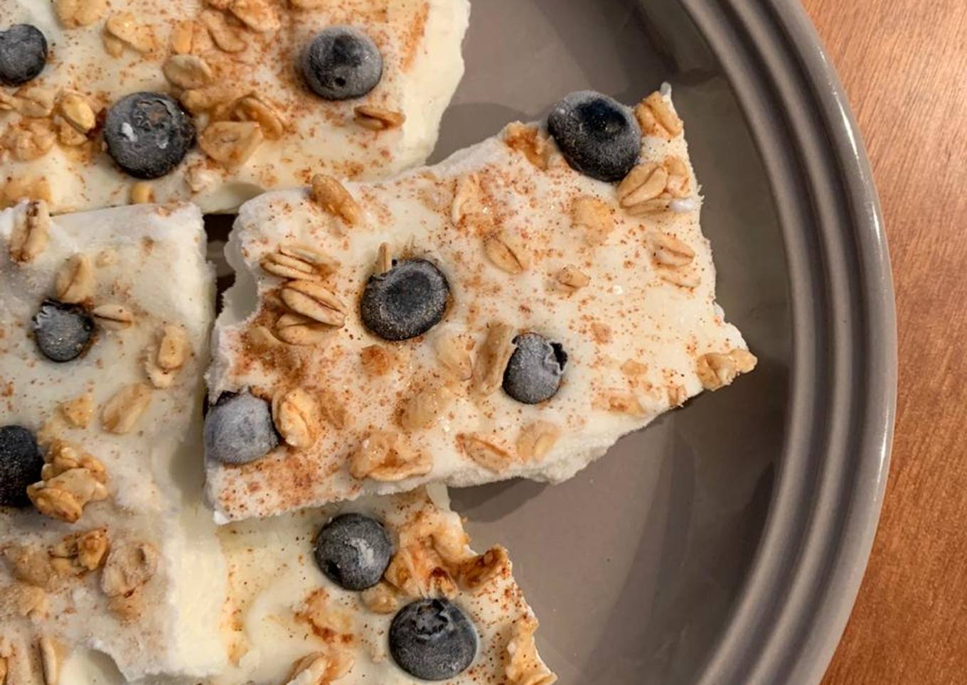 Palanquetas de yogurt
