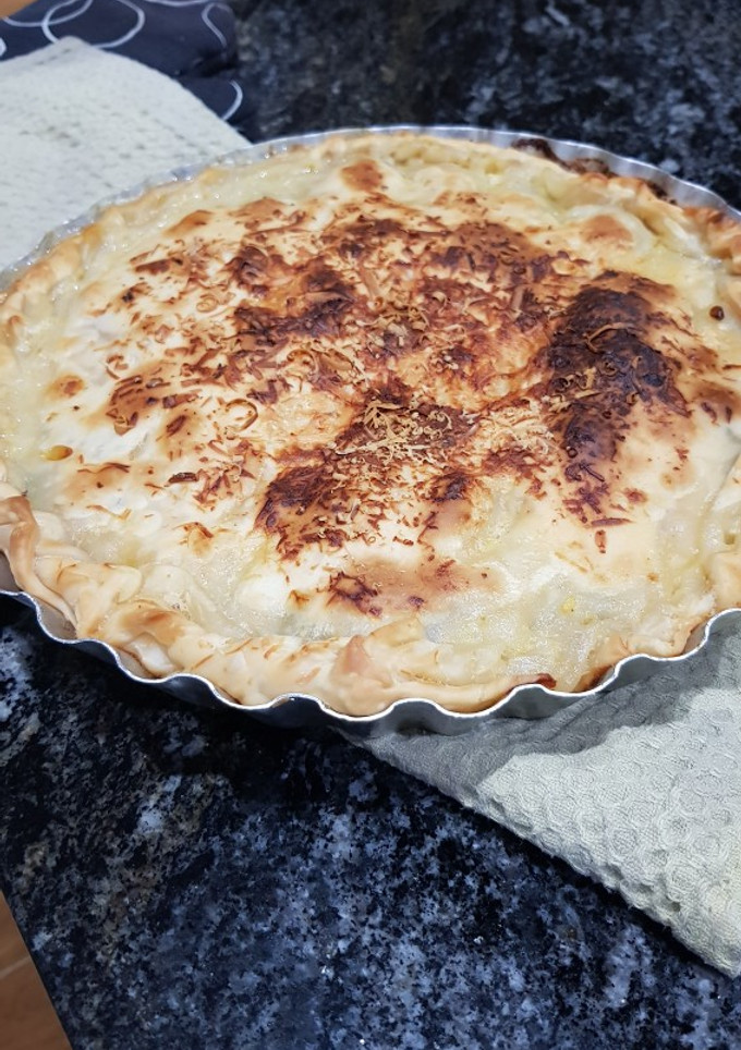 Una foto de Tarta de zapallitos