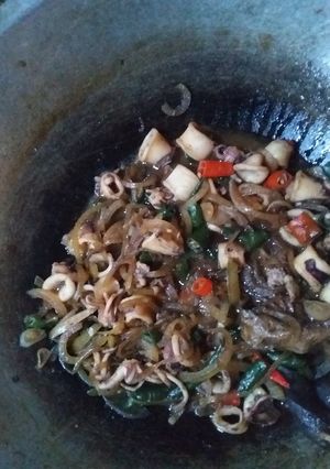Foto resep Cumi lombok ijo