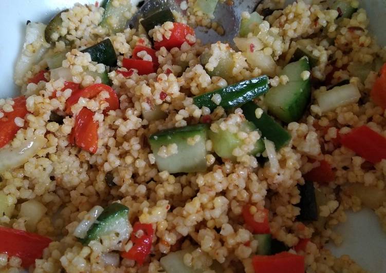 Ensalada templada de mijo