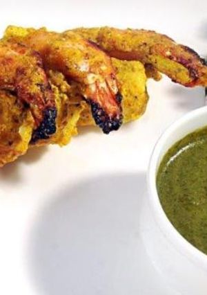 A picture of Roasted Mustard PRAWN (tawa grilled or oven roasted).