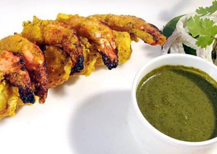 Recipe: Perfect Roasted Mustard PRAWN (tawa grilled or oven roasted)