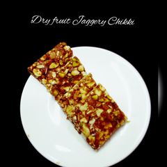 Jaggery Dry Fruit Chiki A picture of Jaggery Dry Fruit Chiki.