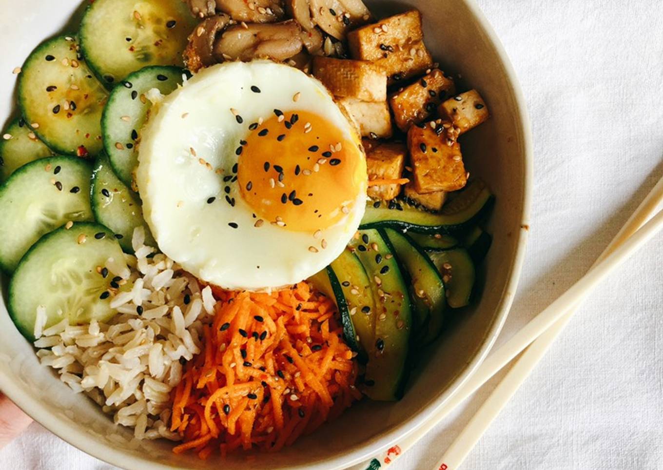 Bibimbap veggie