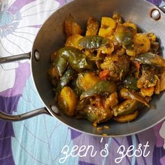 A picture of Aloo Baingan Masala.