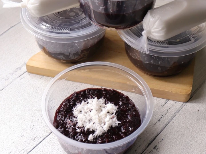 Langkah Mudah untuk Menyiapkan Resep Bubur Ketan Hitam Presto yang Uenak Anti Ribet, Mantap