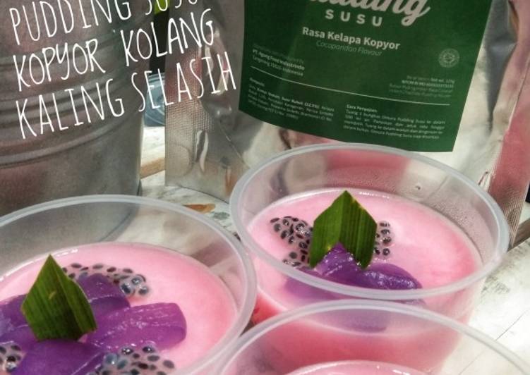 PUDDING SUSU KOPYOR (COCOPANDAN) KOLANG KALING SELASIH