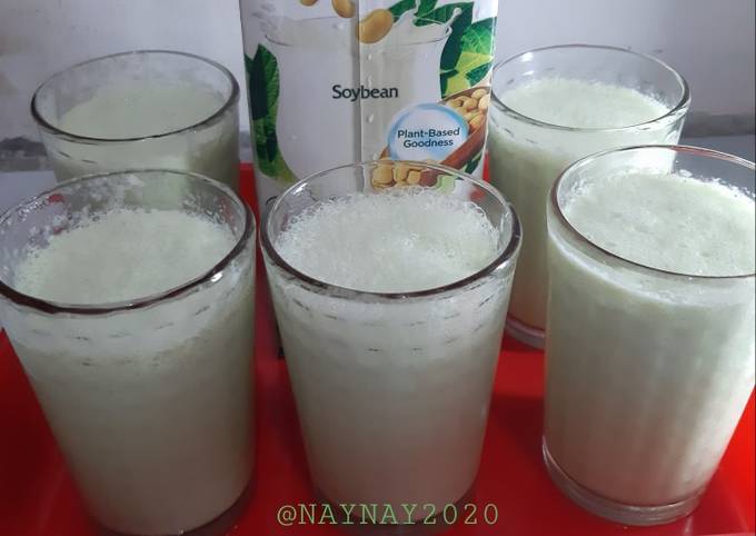 Melon Soy Milk (Susu Kedelai Melon)