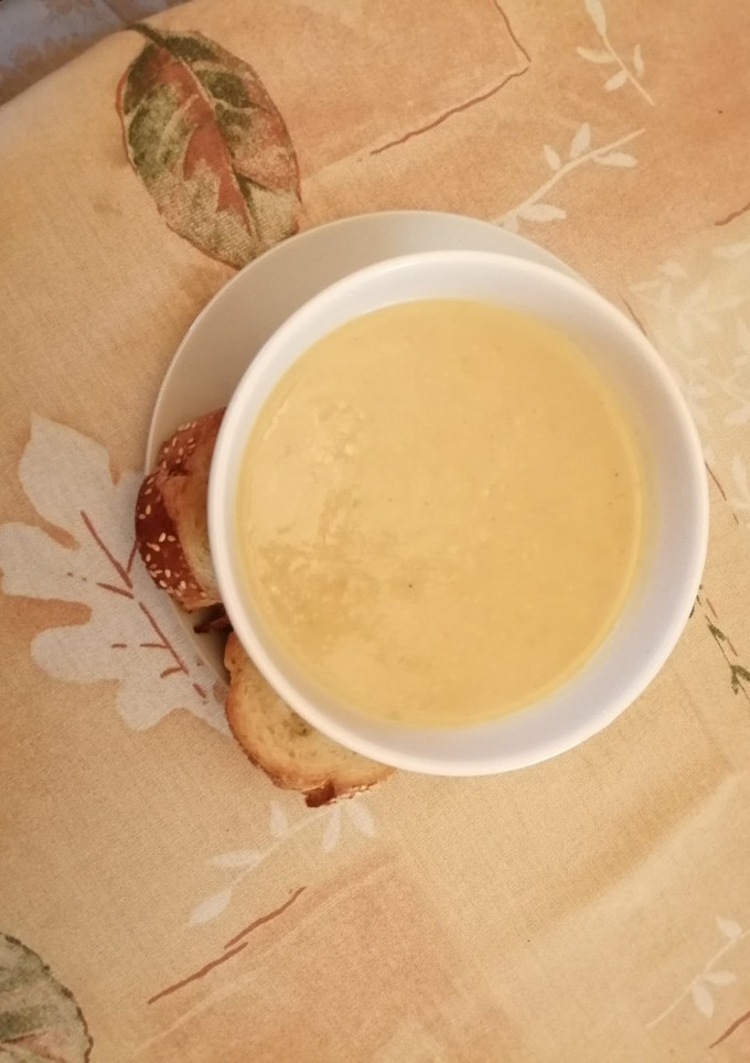 Una foto de Sopa de calabaza al curry