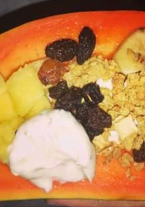 Una foto de Snack de papaya
