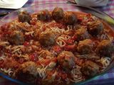 Albóndigas con Tallarines