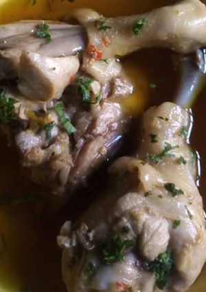 A picture of Chicken pepper soup.