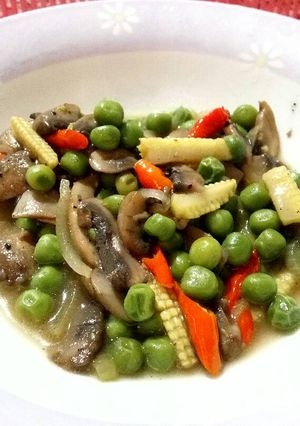 Foto resep Tumis kacang polong