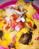 Nachos con carne