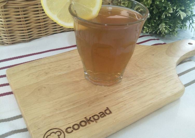 makanan Hot Lemon Tea yang Bikin Ngiler