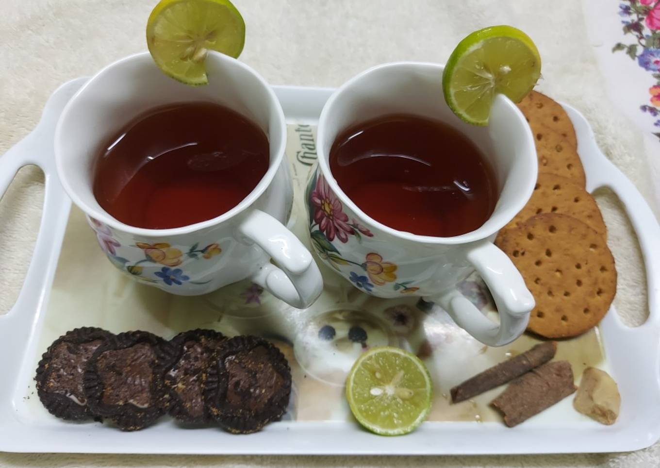 Cinnamon Lemon Ginger Tea