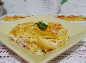 Foto de Massa gratinada com frango – Aproveitamentos