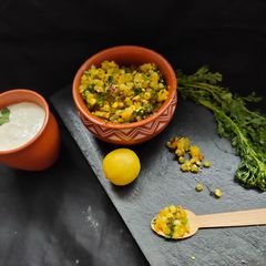 A picture of Sabudana khichdi.