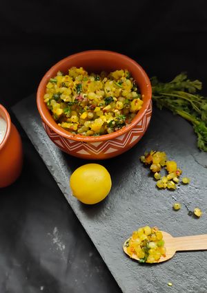 A picture of Sabudana khichdi.