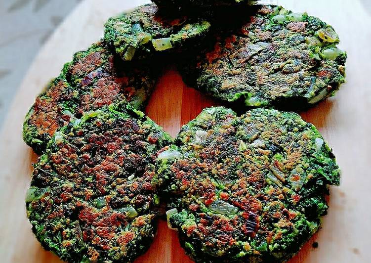 Recipe: Yummy Daun kale patties burger