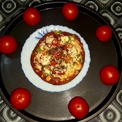 A picture of Wheat pizza.