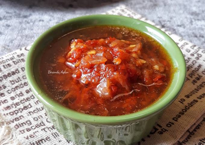 Cara Buat Sambal Bawang Kekinian