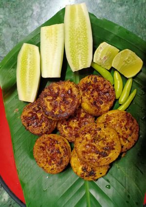 পুর ভরা চালকুমড়ো ভাজা (pur bhora chalkumro bhaja recipe in Bengali) রেসিপির প্রধান ছবি