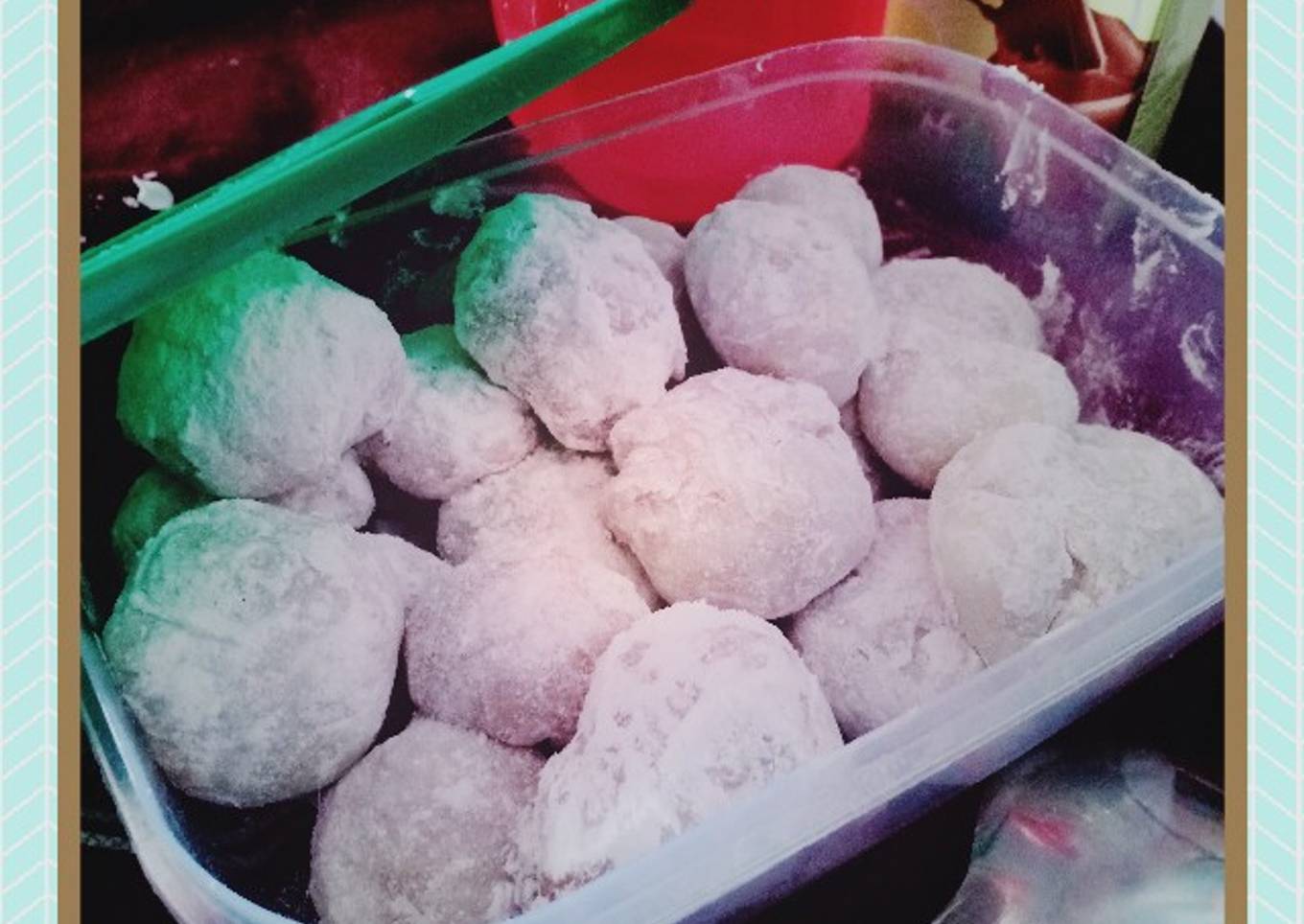 Resep Kue mochi isi selai cokelat takaran sendok