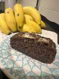 Bolo de Banana com Cacau e Coco