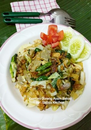 Foto resep 42. Kwetiau Goreng Ayam Bakso