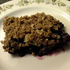 A picture of Blueberry Crisp.