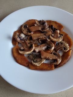 Una foto de Carpaccio vegetal