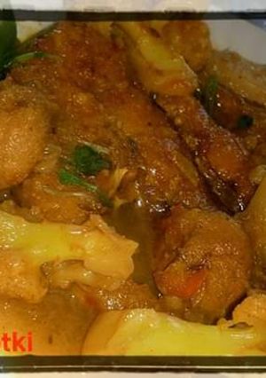 ফুলকপি আলু দিয়ে ভেটকি রেসিপির প্রধান ছবি