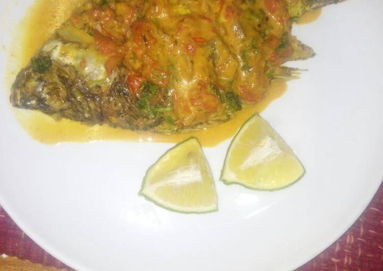 Recipe of Any-night-of-the-week Tilapia in coconut sauce