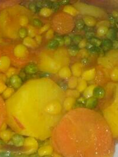 A picture of Peas and maize githeri.