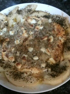 Una foto de Pastiche de pollo con verduras y queso