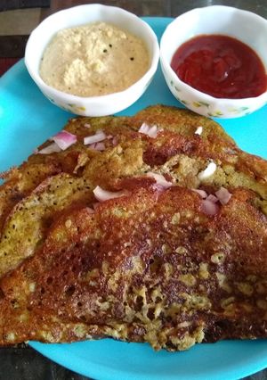 A picture of Sprout dosa.