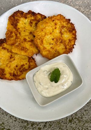 Kürbis-Kartoffel-Puffer Rezepthauptbild