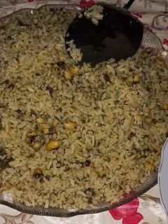 عکسی از دستور پلو سمنانی با خورشت مرغ