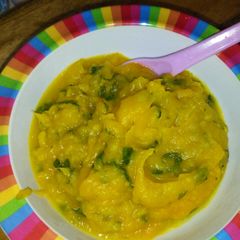 A picture of Sweet potato porridge for baby from 6 months.