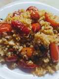 Arroz Salteado con Tomates Cherry