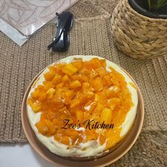 A picture of Mango Cheese Cake.