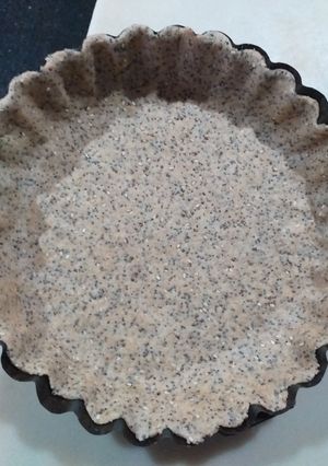 Una foto de Masa de tarta salada integral sin sal
