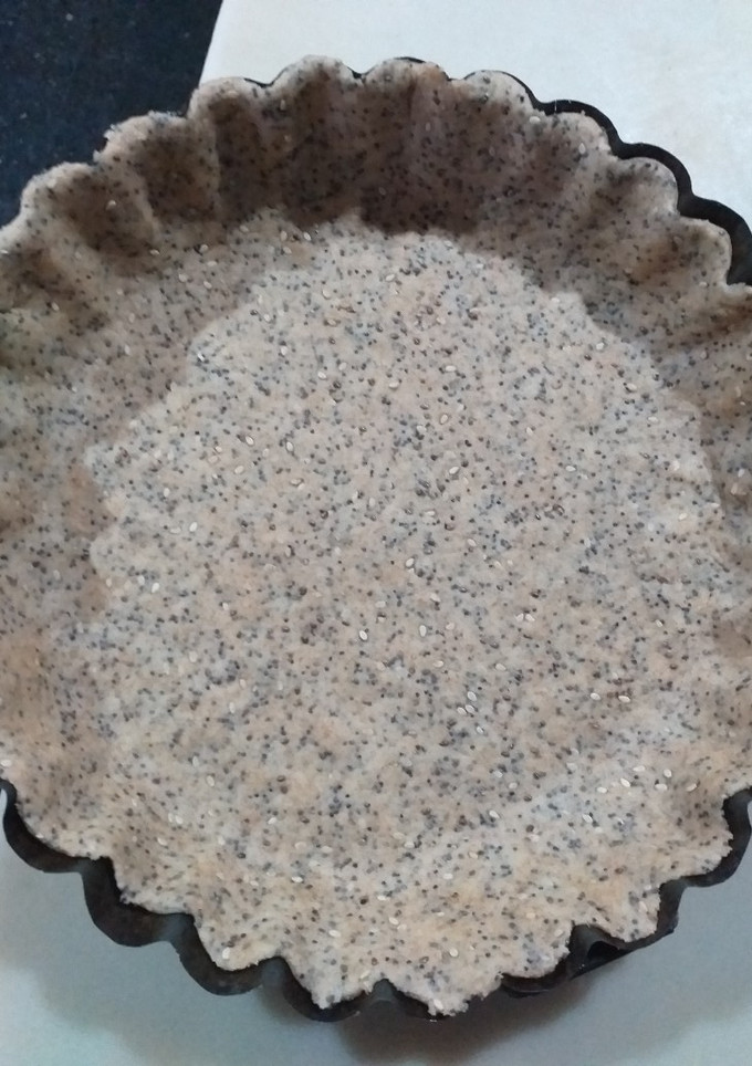 Una foto de Masa de tarta salada integral sin sal