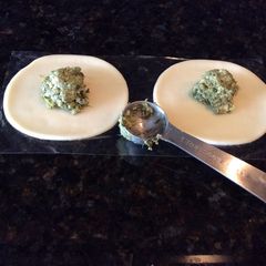 Three Cheese, Spinach and Ham Filling A picture of Three Cheese, Spinach and Ham Filling.