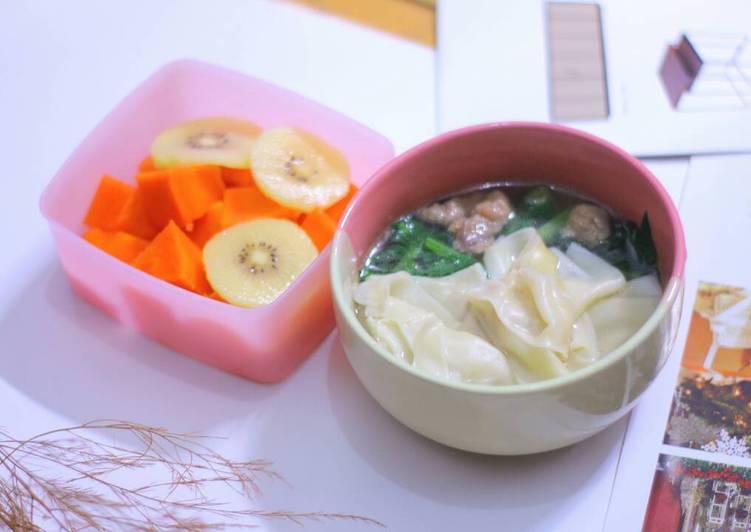 Resep Sop Pangsit Rebus Anti Gagal