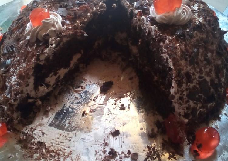 Eggless chocolate cake#baking contest