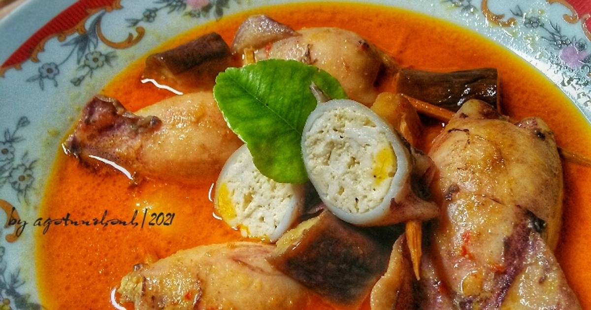 Resep Gulai Cumi Isi Tahu Oleh Agustin Nur Hasanah Cookpad