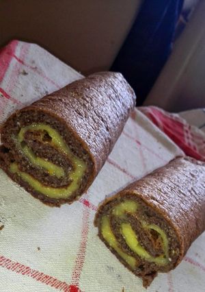 Light kakaós piskótatekercs recept fotója